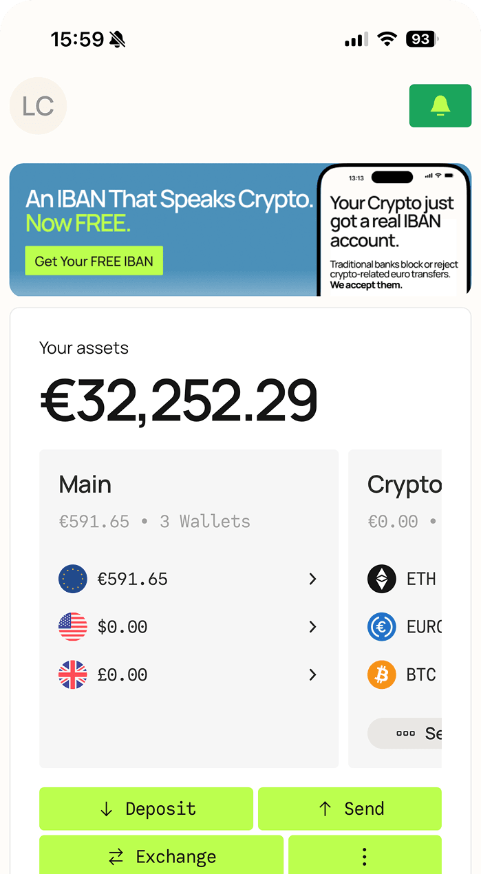 Deposit or buy crypto